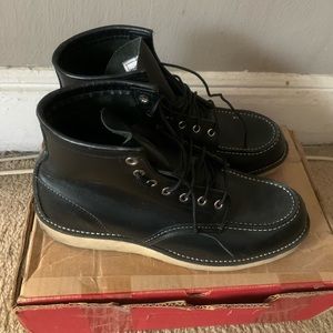 Red Wing Boots Black sz 9